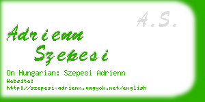 adrienn szepesi business card